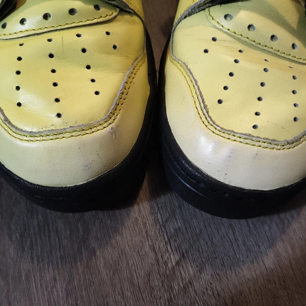 Adidas Men's Yellow and Black Flame Sneakers - Picture 3 of 9